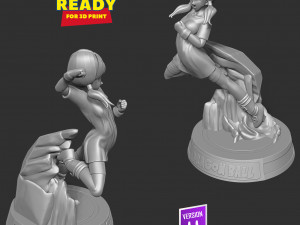 Videl - dragon ball fanart 3D प्रिंट मॉडल
