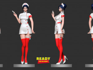 nurse 3D-printmodel