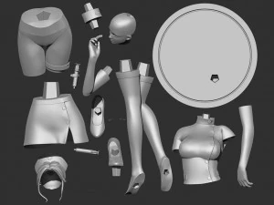 nurse 3D Print Model