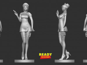 nurse 3D-printmodel