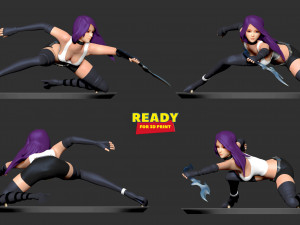 psylocke fanart Modelo de impresión 3D