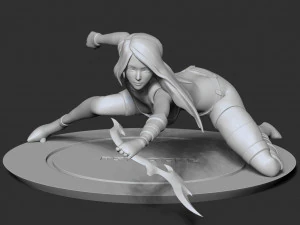 psylocke fanart 3D Print Model