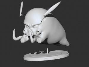 stylized boar 3D Print Model