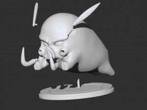 stylized boar 3D Print Model