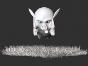 stylized boar 3D Print Model