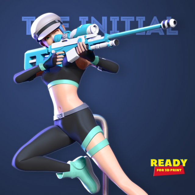 spiner erica - the initial fanart Model Cetak 3D .c4d .max .obj .3ds .fbx .stl .blend 