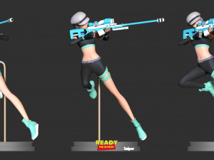 spiner erica - the initial fanart Model Cetak 3D