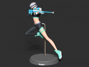 spiner erica - the initial fanart Model Cetak 3D