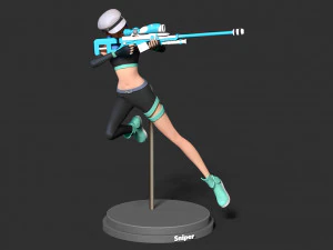 spiner erica - the initial fanart 3D Print Model