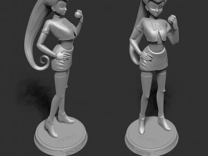 Jessie - Pokemon Fanart 3D Принт Модель