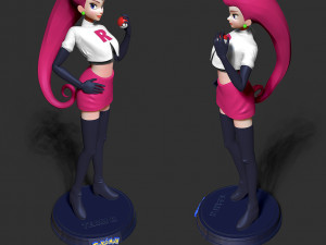 Jessie - Pokemon Fanart 3D Принт Модель