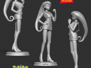 Jessie - Pokemon Fanart 3D Принт Модель