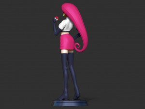 Jessie - Pokemon Fanart 3D Принт Модель