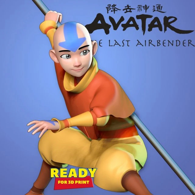 avatar - the last airbender 3D Print Model .c4d .max .obj .3ds .fbx .stl .blend 