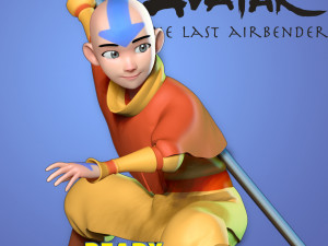 avatar - the last airbender 3Dプリントモデル