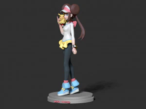 rosa - pokemon masters fanart 3D Print Model