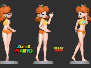 princess daisy 3D 打印模型