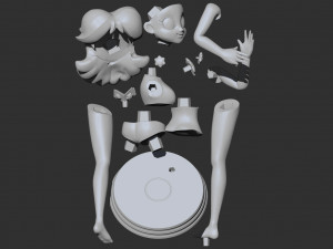 princess daisy 3D 打印模型