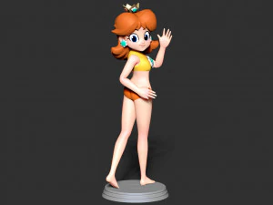 princess daisy 3D Print Model