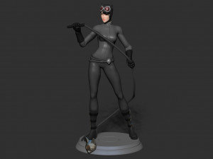 stylized catwoman 3D प्रिंट मॉडल