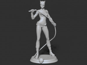 stylized catwoman 3D प्रिंट मॉडल