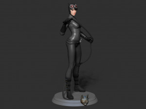 stylized catwoman 3D प्रिंट मॉडल