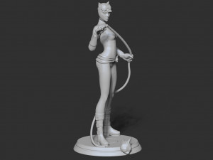 stylized catwoman 3D प्रिंट मॉडल