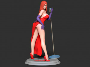 jessica rabbit Modelo de impresión 3D
