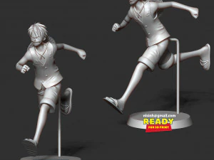 Luffy running 3D Print Model