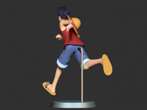 Luffy running 3D 프린트 모델