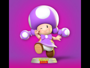 toadette - super mario fanart Modelo de Impressão 3D