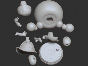 toadette - super mario fanart 3D Print Model