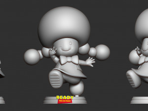 toadette - super mario fanart Modelo de Impressão 3D