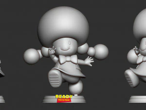 toadette - super mario fanart 3D Print Model