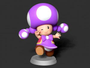 toadette - super mario fanart 3D Print Model