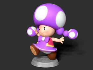 toadette - super mario fanart 3D Print Model