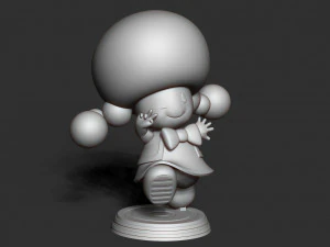 toadette - super mario fanart 3D Print Model