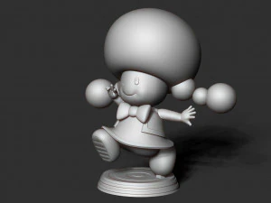 toadette - super mario fanart 3D Print Model