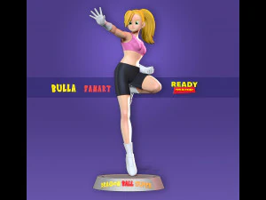 bulla - dragon ball super fanart Modelo de Impressão 3D