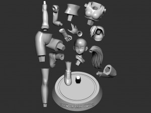 bulla - dragon ball super fanart 3D Принт Модель