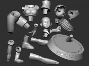 bulla - dragon ball super fanart 3D Принт Модель
