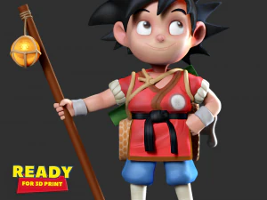 hijo de goku Modelo de impresión 3D