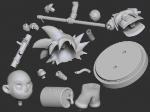 son goku 3D-Druckmodell