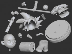 son goku 3D Print Model