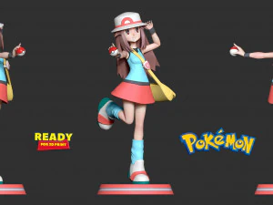 Leaf - pokemon trainer 3D Print Model