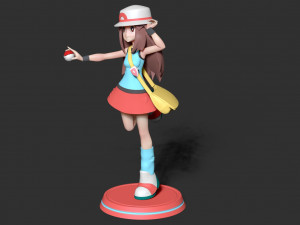 Leaf - pokemon trainer Model Cetak 3D