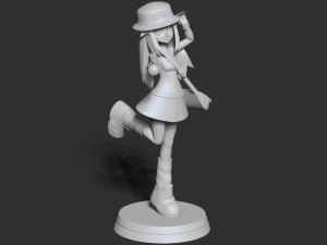 Leaf - pokemon trainer Model Cetak 3D