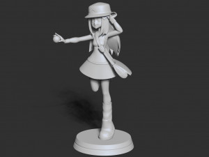 Leaf - pokemon trainer Model Cetak 3D