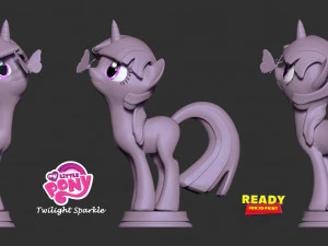 twilight sparkle - little pony 3D Print Model
