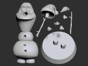 olaf - frozen 2 fanart 3D-printmodel